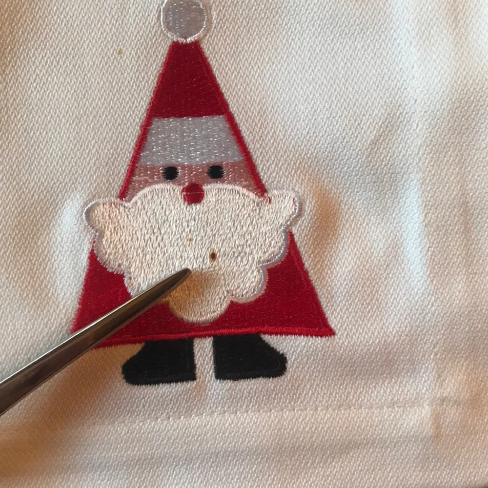 Crate & Barrel Santa Cocktail Napkins